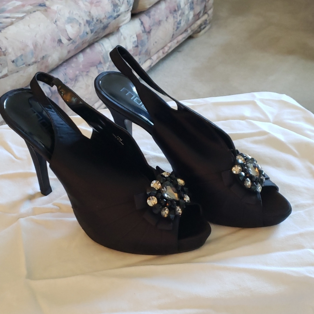 MODA Black Heels, Sz 11M